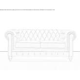 Skórzana sofa 2-osobowa Kochubey