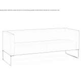 3-seater fabric lounge sofa Mineola