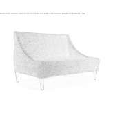 Dwuosobowa sofa z ognioodporną wyściółką Kesan