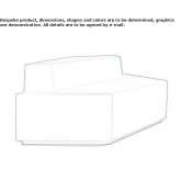 3-osobowa sofa wypoczynkowa QM Foam Carraia