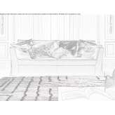 Fabric sofa with removable cover Oirlo