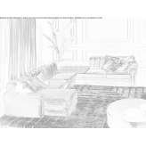Corner fold-out fabric sofa with a chaise longue Zeilarn