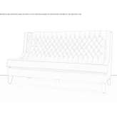 Skórzana sofa 2-osobowa Cariari