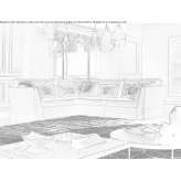 Corner sectional sofa in fabric Oirlo