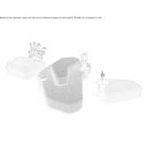 Modułowa sofa segmentowa z tkaniny Quetame