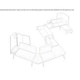 Modułowa sofa segmentowa z tkaniny Tucani