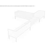 Modułowa sofa segmentowa Spongano