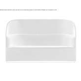 Upholstered fabric sofa with high backrest Camas