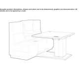 Modułowa sofa segmentowa Minerbio
