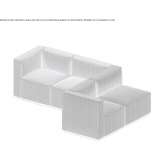Modułowa sofa z szezlongiem Perondi