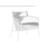 Fabric armchair Tueri