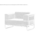 Fabric armchair Bibano