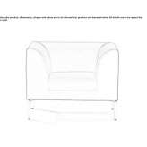 Armchair with armrests Paras