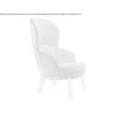 Bergere armchair with armrests Nandy
