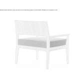 Upholstered wooden armchair Begaar