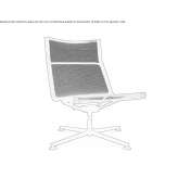Swivel armchair with 4-star base Avrameni