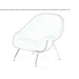 Fabric armchair with armrests Kondovo