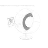 Acoustic chair with iMac/touch screen Brindisi