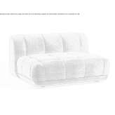 Armchair made of quilted fabric Bisbin