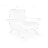 Armchair with armrests Kayadibi