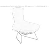 Fabric armchair with high backrest Rhayader