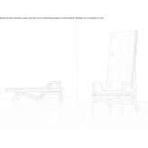 Reclining armchair with high backrest and armrests Maurach