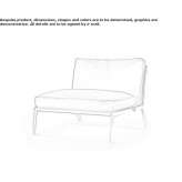 Leather armchair with removable cover Pilluana