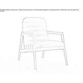 Armchair with armrests Edewecht