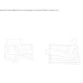 Armchair with armrests Tomah