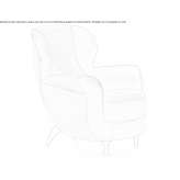 Bergere armchair with armrests Lankwitz
