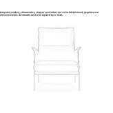 Bergere leather armchair with removable cover and armrests Mantel