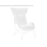 High-back armchair Petigny