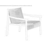 Armchair with armrests Huerta