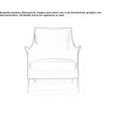 Leather armchair with armrests Jellico