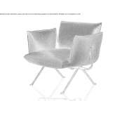 Fabric armchair with armrests Buhovo