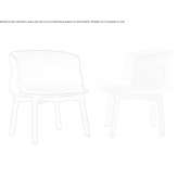 Upholstered armchair Burney