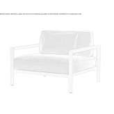 Fabric armchair with armrests Puig
