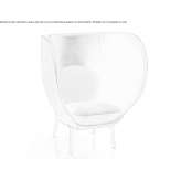 High-back armchair Loseto