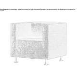 Armchair with armrests Oisseau