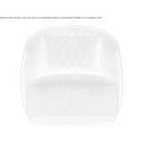 Fabric armchair with armrests Campeche