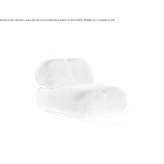 Fabric armchair Camano
