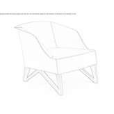 Leather armchair Albiztur