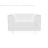Fabric armchair with armrests Oarja