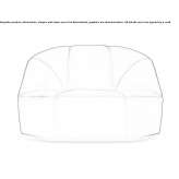 Fotel tapicerowany skórą Maxdorf