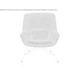 Fabric armchair Gracia