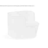 Felt armchair with armrests Calig