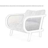 Fabric armchair Neufra