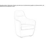 Armchair with footrest Avenhorn