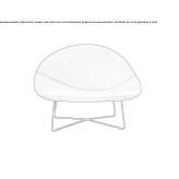 Fabric armchair Verpelet