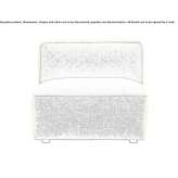 Upholstered modular armchair Girua